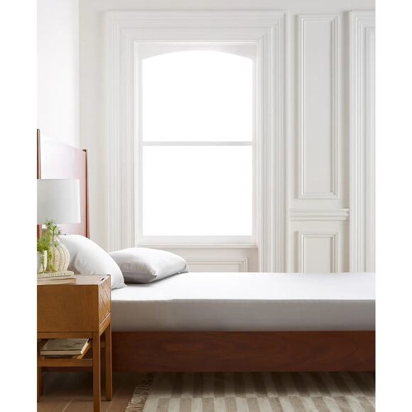 Quince Bamboo Fitted Sheet Set - King Size Light Grey NWOT - Picture 1 of 5
